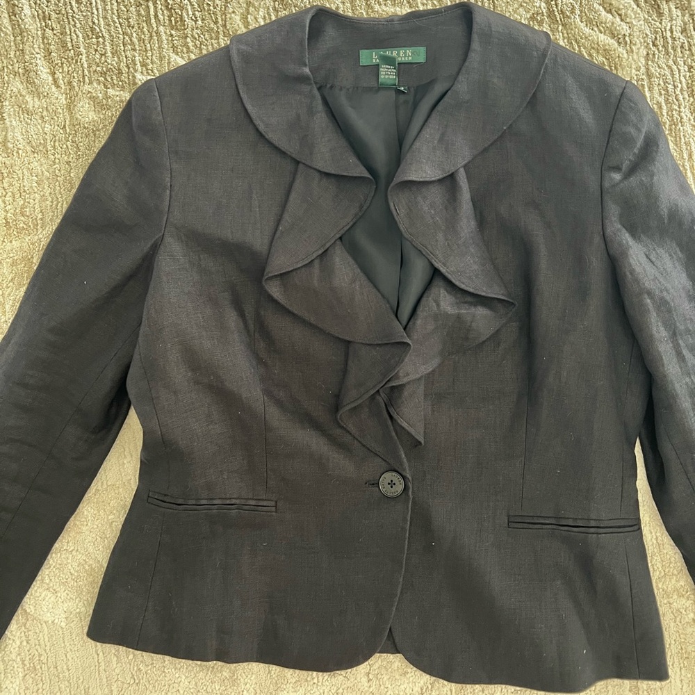 Ralph Lauren Black Tailored Blazer